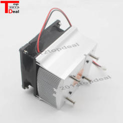 10pcs/lot heatsink with DC 12V cooling fan For 20W 30W 50w 100w high power led bulb radiator (express shipment)