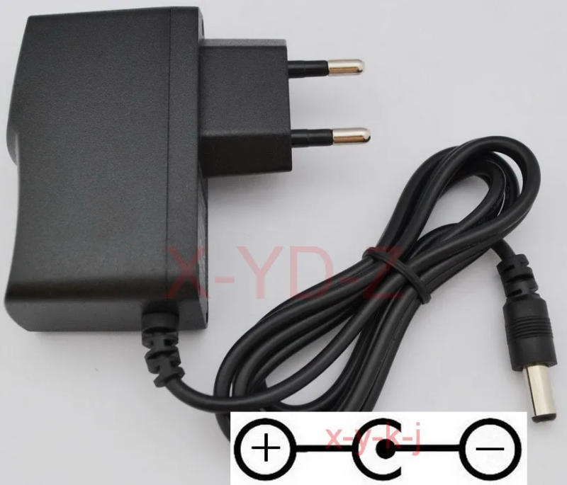 Description Picture 2 of itemAC / DC 9V 1A Switching Power Supply guitar pedal Effects Board adapter Reverse Polarity Negative Inside EU US AU UK Plug
