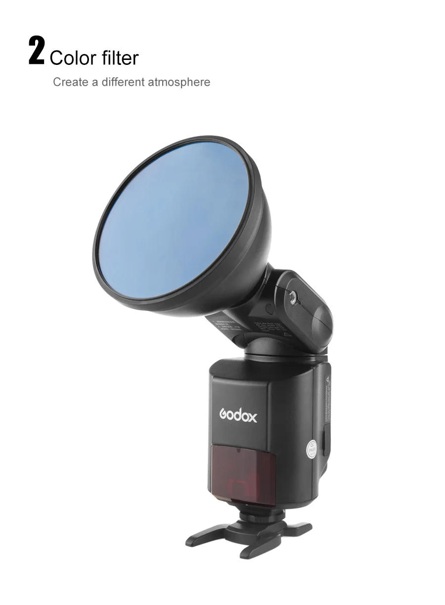 Description Picture 5 of itemGodox Ad-s11 Witstro Flash Speedlite Accessories Godox Ad180 Ad360 AD200 Filter with for Color (Red, Blue, Green, Yellow)