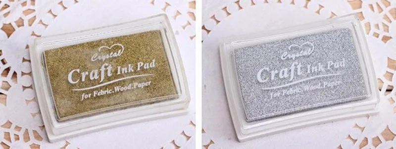 Description Picture 5 of item15 Colors Inkpad Handmade DIY Craft Oil Based Ink Pad Rubber Stamps Fabric Wood Paper Scrapbooking pad Finger Paint Wedding