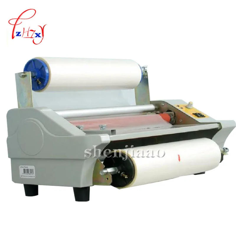 Description Picture 3 of itemA3 paper laminating machine cold roll laminator Four Rollers worker card office file laminator FM360 110v/220v laminating machin