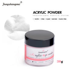fengshangmei Clear Nail Sculpture Powder White Nail 3D Art Design Color Builder Powder Pink Nail Acrylic Powder