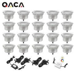 Indoor/Garden Decoration Lamp Led Low Voltage Outdoor Lighting Stainless Steel Lawn Light Decor Home Yard 20pcs/set F104-20