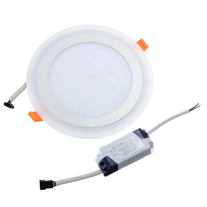 Description Picture 6 of item1pcs LED Downlight Round 6W - 24W 3 Model LED Lamp Double Color Panel Light RGB & white Ceiling Recessed with Remote Control