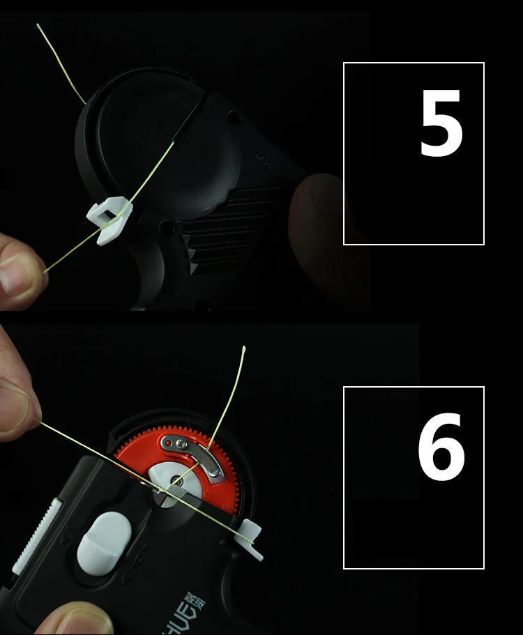 Description Picture 6 of itemElectric Automatic Fishing Hook Tier Machine Fast Fishing Hooks Line Tying Device Tool Fishing Tackle Accessories B439