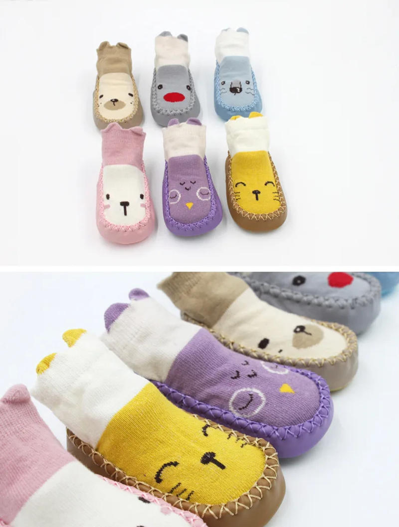 Description Picture 4 of item2018 New Arrival Girls Baby Moccasins Infant PU Leather First Walkers Soft Bottom Toddler Newborn Baby Shoes Boys Footwear