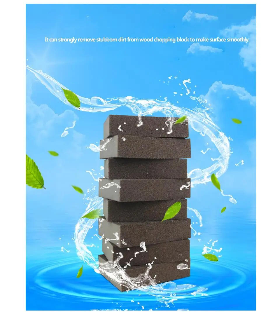 Description Picture 2 of item1 pcs Best Price Sponge Kitchen Nano Emery Magic Clean Rub the pot Except rust Focal stains Sponge melamine sponge