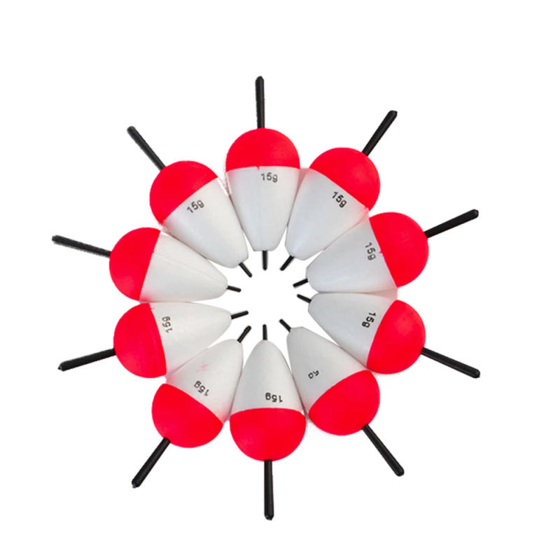 Description Picture 4 of itemFISH KING Fishing Float Tube 10pcs/lot 15g Foam Float Boias De Esca Flotador Bobber Fishing Light Stick For Fishing Tackle