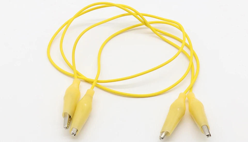 Description Picture 6 of itemBrand New 10pcs Alligator Clips Electrical DIY Test Leads Alligator Double-ended Crocodile Clips Roach Clip Test Jumper Wire