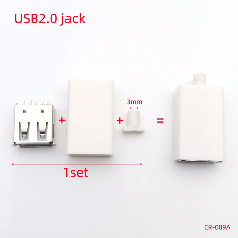 Description Picture 5 of item5-15set Welded Wire Connector With case USB 2.0 jack Type-A USB 3.0 Male Plug 2A/5A large current Connection adapter accessories