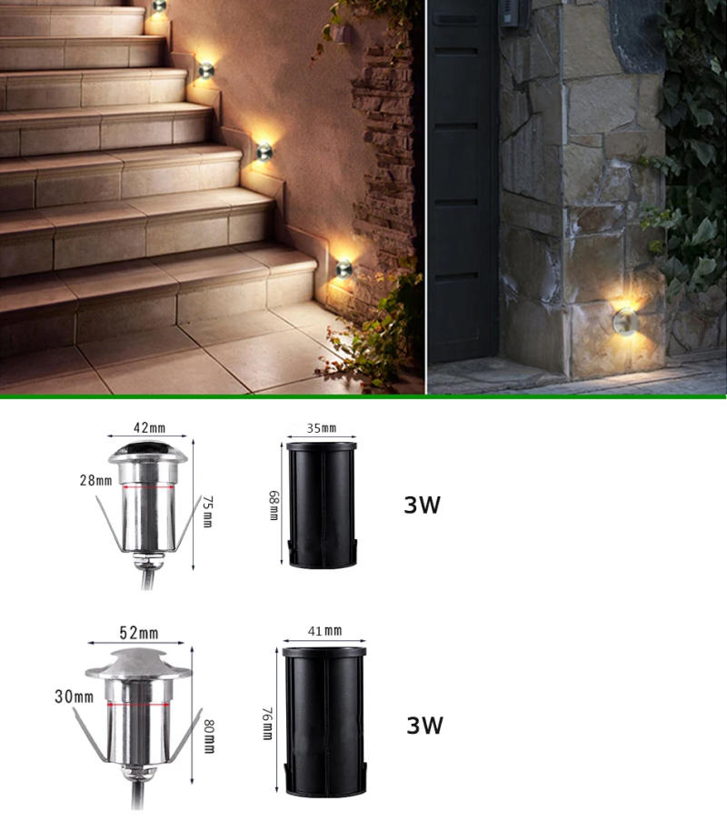 Description Picture 2 of itemFree Shippping New IP67 3W 5W Waterproof LED Underground Light Outdoor Ground Garden Path Floor Buried Yard Spot Landscape