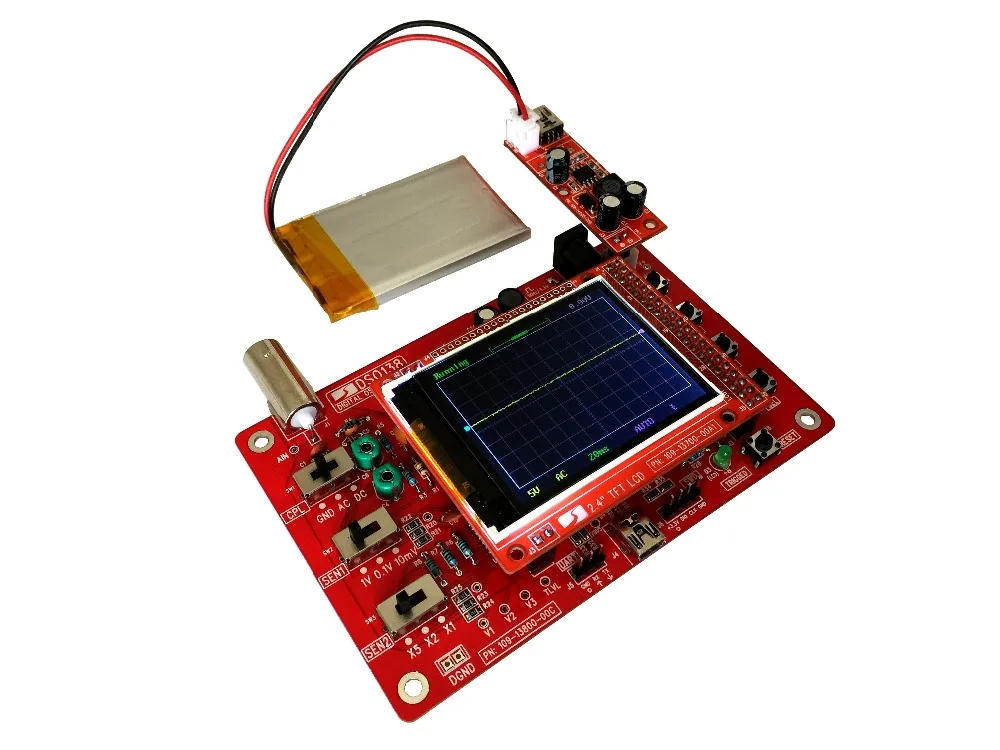 Description Picture 2 of itemJYETech DSO138 Bettery Step-up Converter DIY kit  3.5V-to-9V