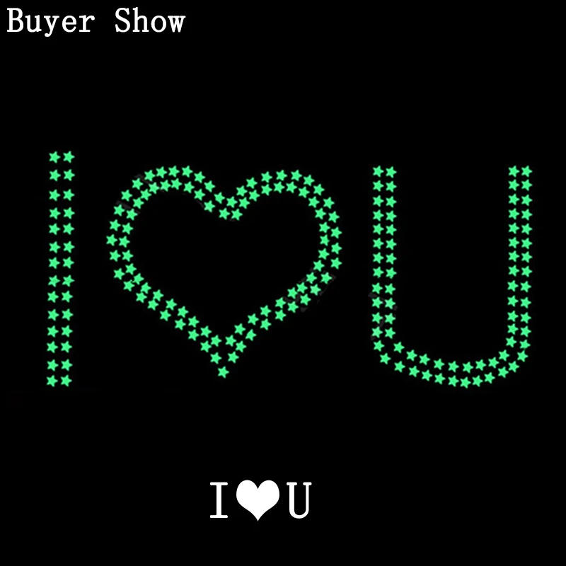 Description Picture 6 of itemPvc Stars Glow Stickers Luminous In Dark Night Fluorescent Wall Art 3D Home Decals For Kids Room Ceiling Switch Decoration