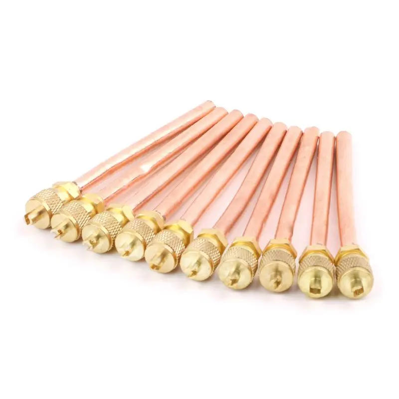Description Picture 2 of itemMEXI 10pcs Air Conditioner Refrigeration Access Valves 6mm OD Copper Tube Filling Parts