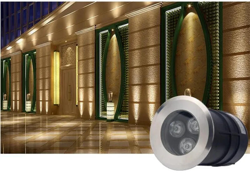 Description Picture 4 of itemIP68 3W/9W Waterproof LED Underground Light Outdoor Ground Garden Path Floor Buried Yard Spot Landscape DC12V/AC85-265V