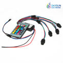 New RGB Optic Fiber Light Source 1PCS/2PCS/4PCS Light Heads DC12V Car Optic Fiber Light Holder 1.5mm to 6mm Cable with Remote