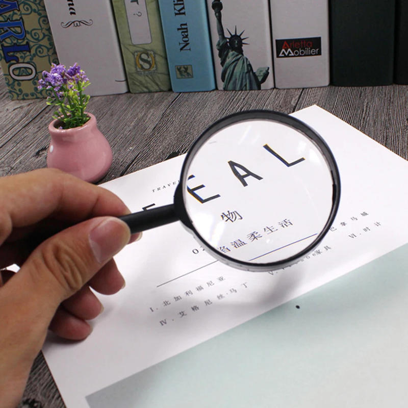 Description Picture 4 of item1PC Magnifier 60mm Handheld 5X Magnifier Magnifying Glass Len Loupe Magnifying Loupe Magnifiers For Reading Jewelry