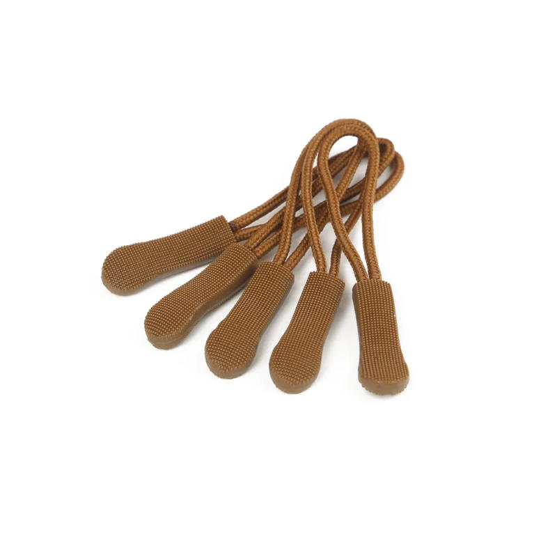 Description Picture 5 of itemPVC 10pcs/pack Cord Zipper Pull Strap Zipper Pull Puller Zipper Pulls Replacement for Apparel Bag Tactical Backpack Accessories