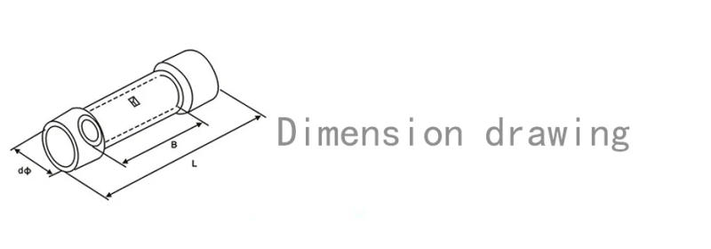 Description Picture 2 of itemBV2 BV2.5 Full Insulating Wire Connector cable Wire Splice Terminals Joiner Crimp Electrical Fully Insulation BV2 BV 100 PCS BV