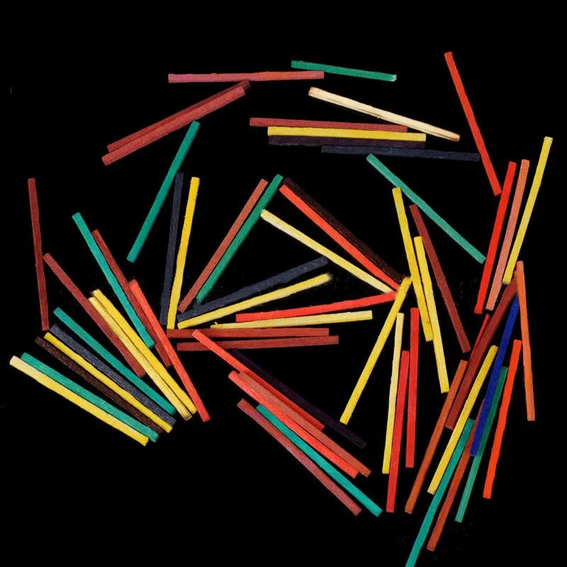 Description Picture 5 of item200 Pcs Puzzle 3d Wood Stick Match Rod DIY Wood Craft for Kids Mini Puzzle Wooden Interactive Educational Toys Wooden Ornaments