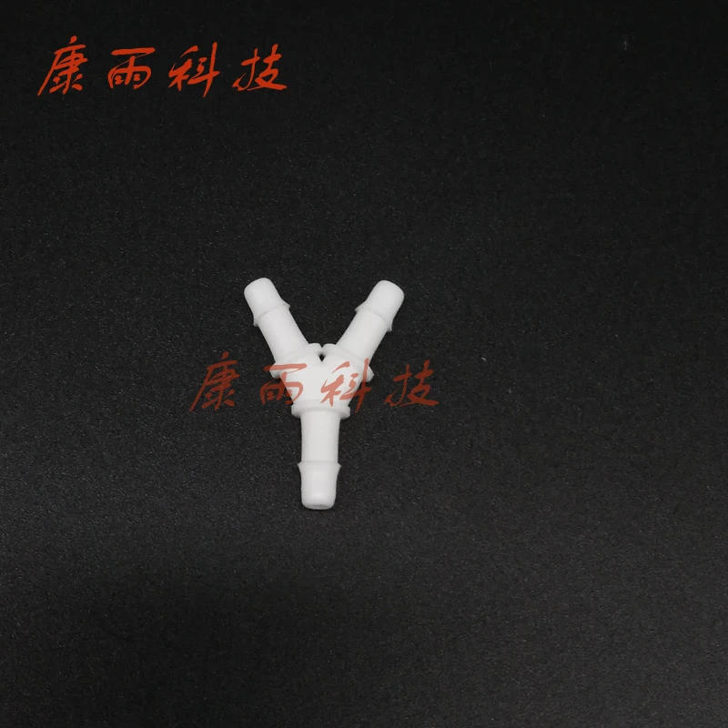 Description Picture 3 of itemKYJET white color Inkjet Printer Ink Tube Y Connector For printer spare part fit to 3*2 4*2.5 6*4mm ink tube