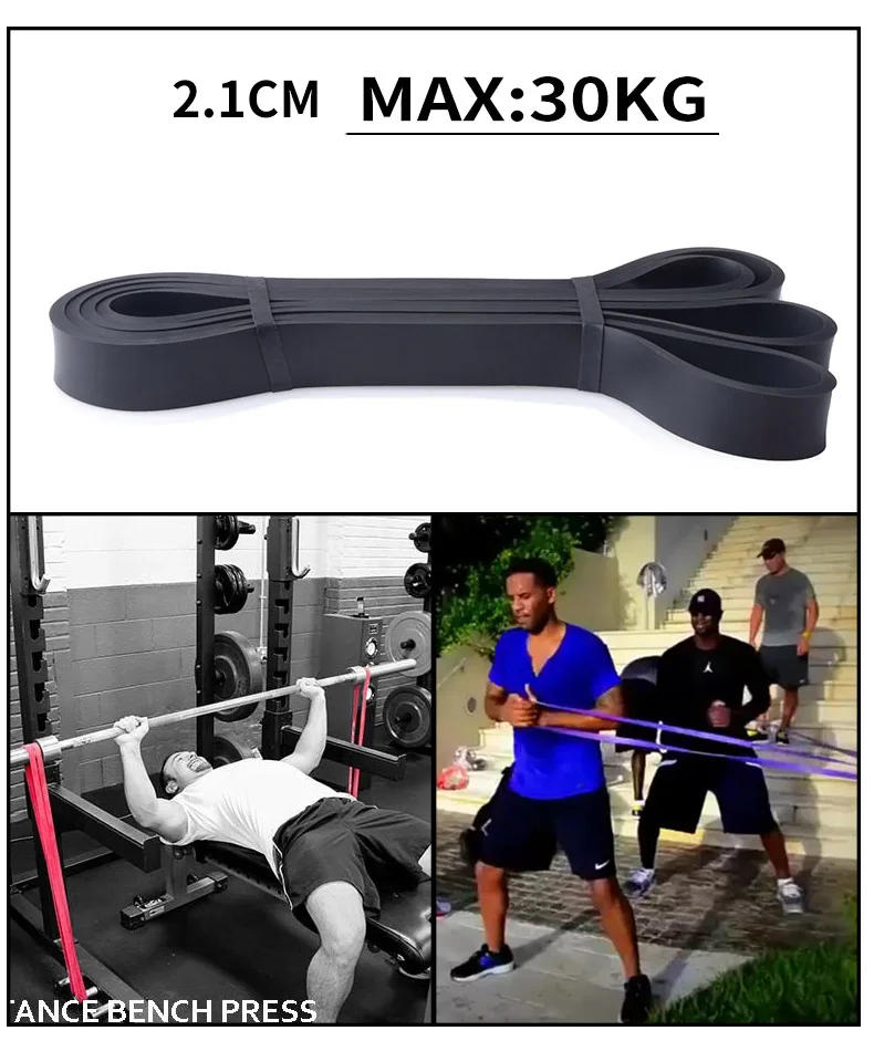 Description Picture 6 of itemResistance Band Exercise Elastic Band Workout Ruber Loop Strength Pilates Fitness Equipment Training Expander Unisex