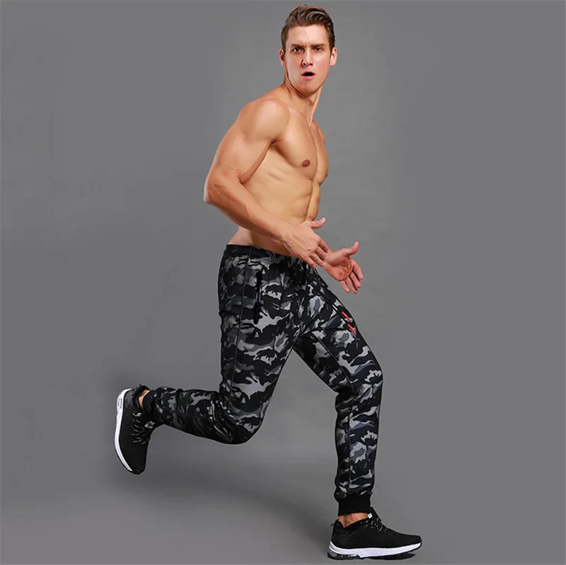 Description Picture 3 of item2023 Camouflage Jogging Pants Men Sports Leggings Fitness Tights Gym Jogger Bodybuilding Sweatpants Sport Running Pants Trousers
