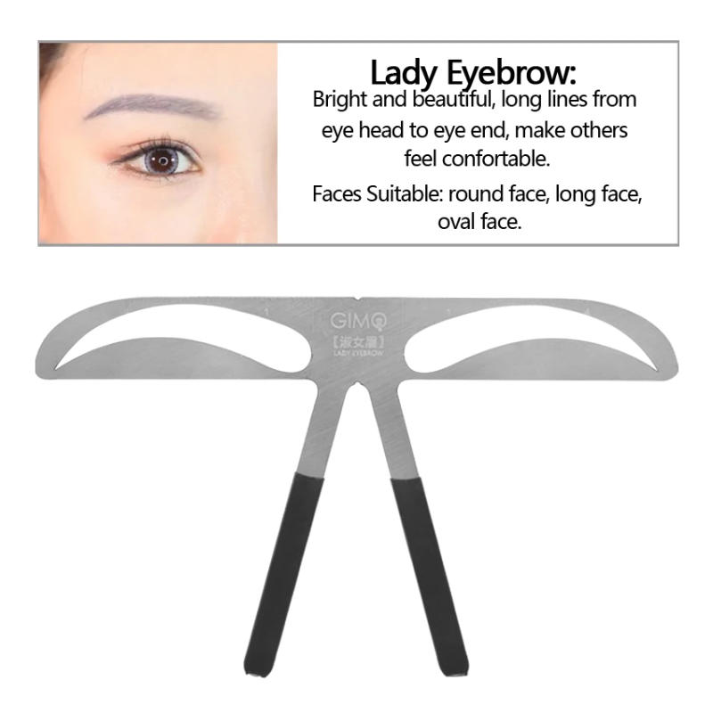 Description Picture 2 of itemMakeup Eyebrow Stencil Ruler Eyebrow Metal Permanent Makeup Tattoo Position Shape Ruler for Beauty Cosmetic DIY Template Tools