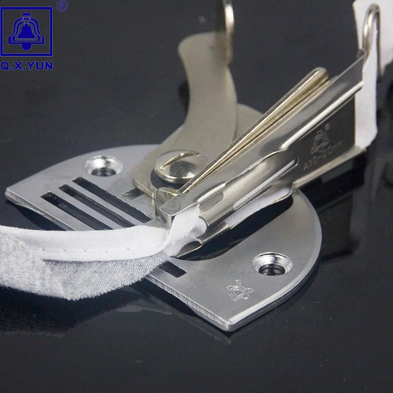 Description Picture 5 of itemQ.X.YUN overlock folder TAPE SIZE 20mm A10 hemmer Right Angle Bias Binder for lockstitch machine Binding of curve edge