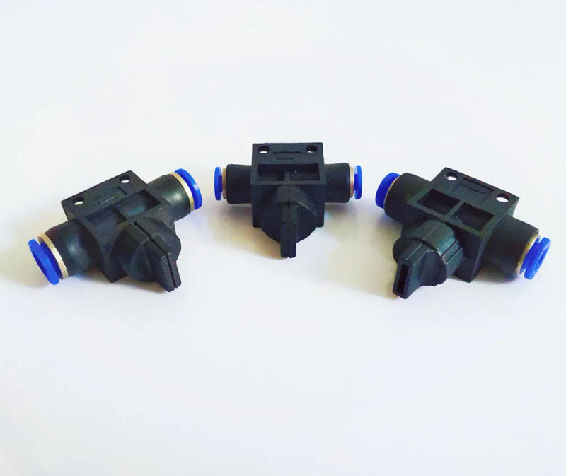 Description Picture 4 of itemAir Pneumatic Fitting 10mm 8mm 6mm 12mm OD Hose Pipe Tube Push Into Connect T-joint 2-Way Flow Limiting Speed Control