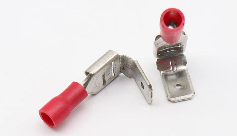 Description Picture 5 of item20x Crimping Connectors Piggyback Female Spade Connector Terminals Brass printed with Sn