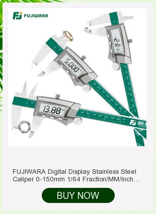 Description Picture 3 of itemFUJIWARA Stainless Steel Digital LCD Electronic Vernier Caliper MM/Inch 0-150MM Accuracy 0.01mm Plastic Box Packing