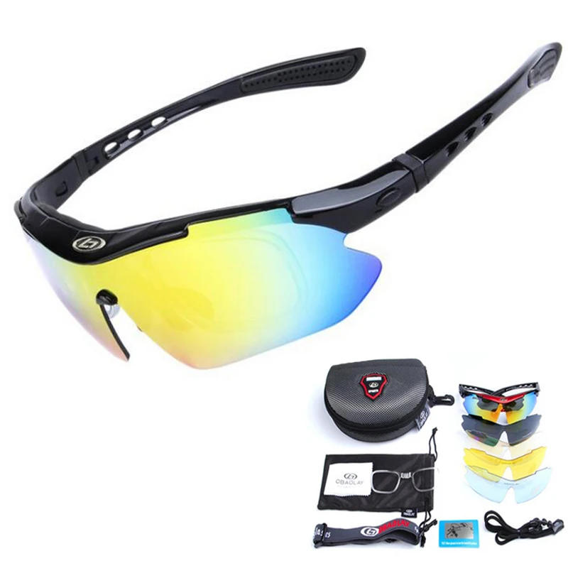 Description Picture 3 of itemTactical Polarized Shooting Glasses for Men Airsoft Glasses With Myopia Frame Camping Hiking Cycling Sports Eyewear