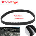 3VX 325 350 360 385 400 415 425 430 9.7mm Width 8mm Thickness Air Compressor Wegde Raw Edge Gogged Timing Transmission V Belt