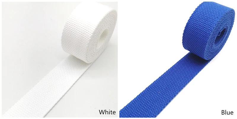 Description Picture 3 of item2 yards 32mm Canvas Ribbon Belt Bag Thickening(2mm) Cotton Webbing Nylon  Knapsack Strapping Sewing   Accessories