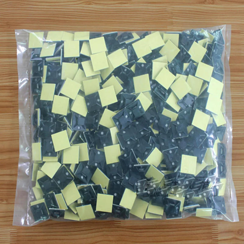 Description Picture 6 of itemCable tie mount black Zip Tie car Cable Wire Removable Self Adhesive cable tie base Wall Holder Mount Clip/Clamp cable fix