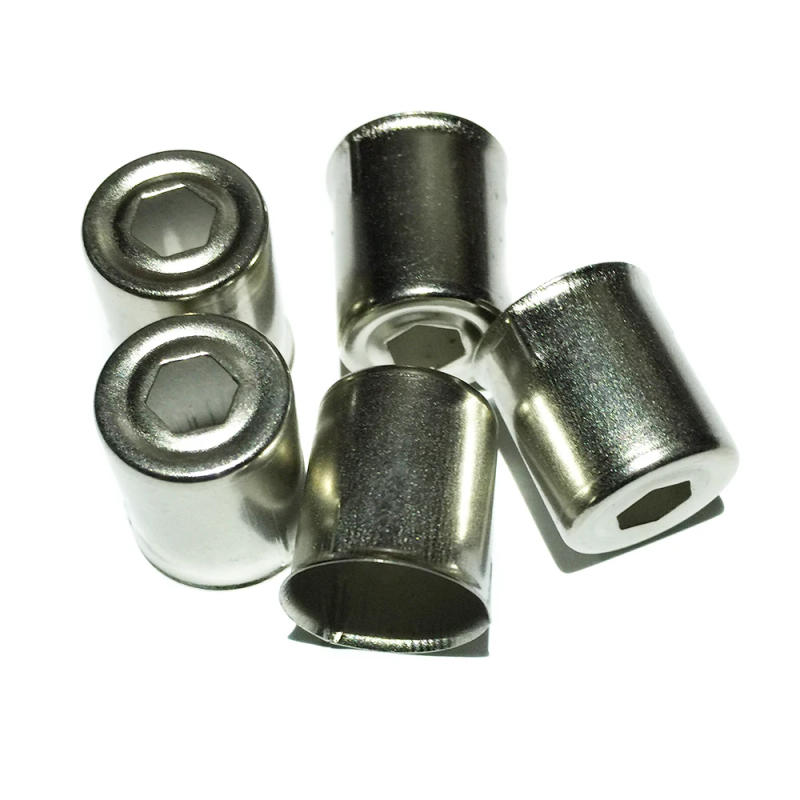 Description Picture 4 of item5Pcs/Lot Magnetron Steel Cap Microwave Oven Replacement Hexagonal Hole Silver Tone Home Kitchen Appliance Parts Accessories New