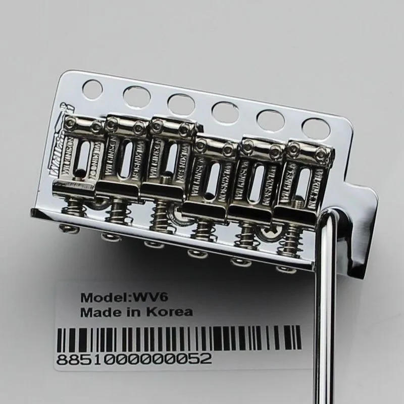 Description Picture 5 of itemKorea ST Guitar Wilkinson WV6 Tremolo Bridge + Bent Steel Saddles