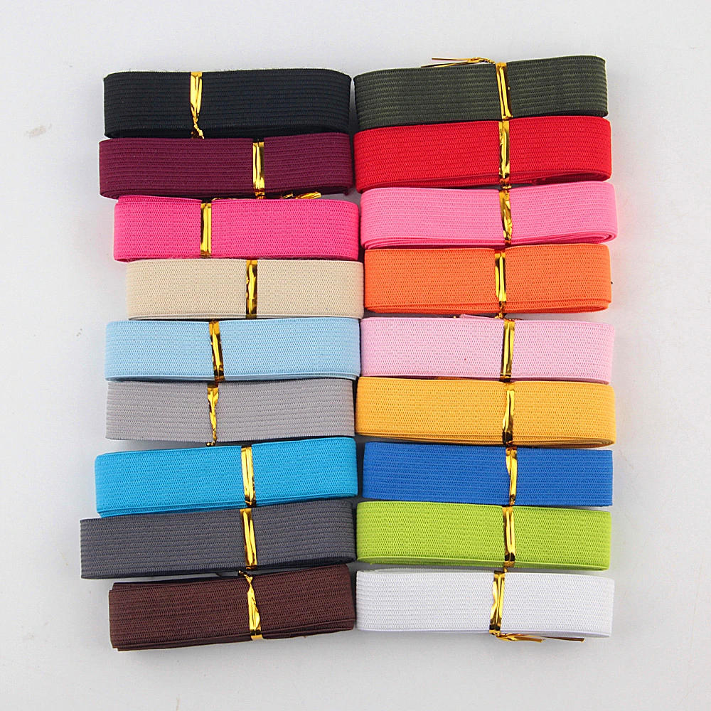 Description Picture 5 of item20mm Colorful High-elastic Elastic Bands Rope Rubber Band 2cm Spandex Ribbon Sewing Lace Trim Waist Band Garment Accessory