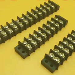 Terminal Blocks barrier 9.5mm pitch Dual 1 - 12 Position 32A 450V 2-24P 5PCS