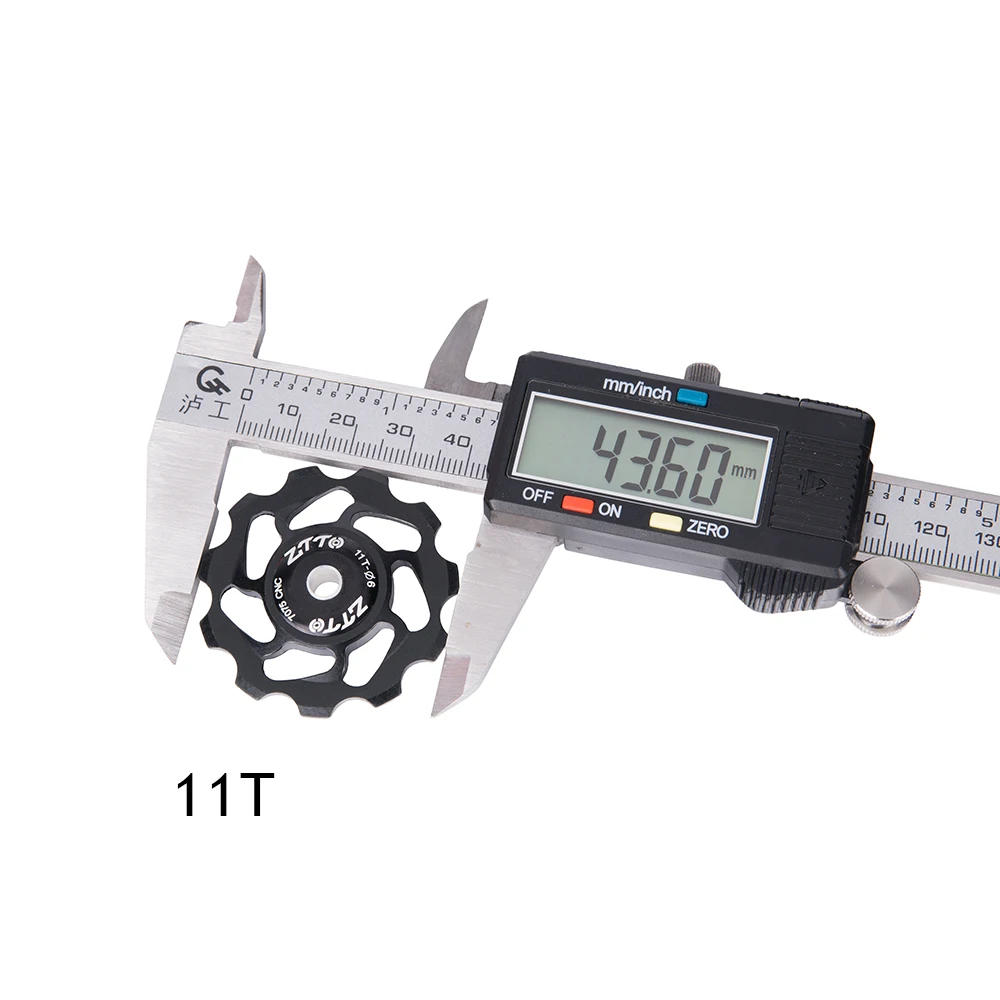 Description Picture 4 of itemZTTO 11T MTB Bicycle Rear Derailleur Jockey Wheel Ceramic Bearing Pulley AL7075 CNC Road Bike Guide Roller Idler 4mm 5mm 6mm