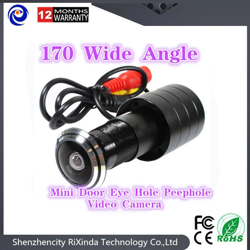 Description Picture 4 of item1/3" CCD 800TVL Color Home Door Hole Eye camera Viewer Security mini CCTV Camera for 25-30mm Thickness Door with Power Adapter