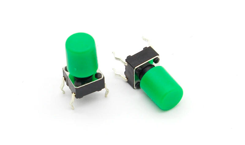 Description Picture 3 of item100pcs/lot Green Plastic Cap Hat G62 for 6*6mm Tactile Push Button Switch Lid Cover Free Shipping