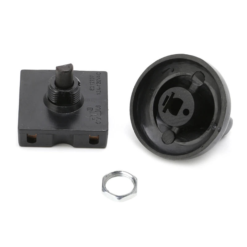 Description Picture 6 of item1PC 4-Position 3-Speed Fan Selector Rotary Switch Governor with Knob 13AMP 120V-250V Fan Parts Accessories