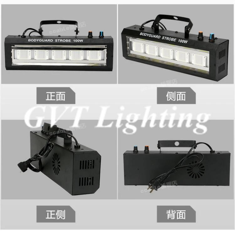 Description Picture 3 of itemHigh power Auto/Sound Control 100W White lighting LED Strobe Grille Lamp Disco Party DJ Home Music Show Projector Stage Lighting