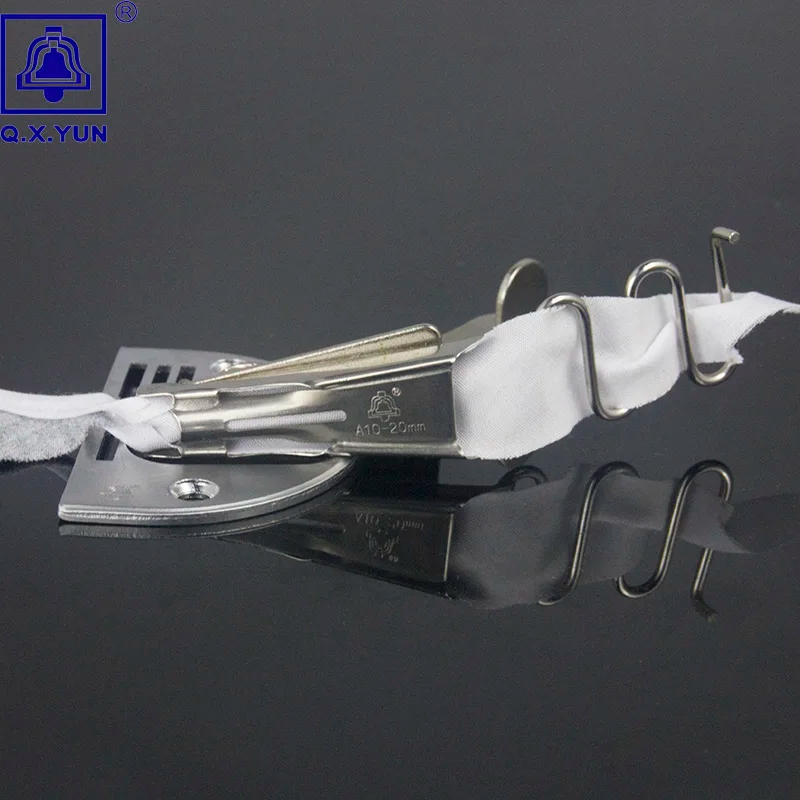 Description Picture 3 of itemQ.X.YUN overlock folder TAPE SIZE 20mm A10 hemmer Right Angle Bias Binder for lockstitch machine Binding of curve edge