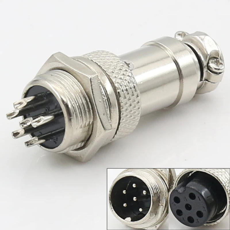 Description Picture 6 of itemHigh Quality Electrical Connector GX16 2/3/4/5/6/7/8/9 Pins Core Aviation Electrical Plug Sockets