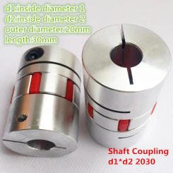 1PCS YT1438 Aluminum Alloy Elastic Coupling Servo Motor Motor Coupling Shaft Coupling Plum Coupling BF d1*d2 2030