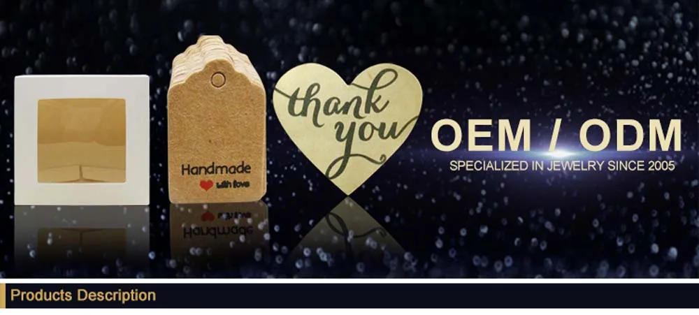 Description Picture 2 of item100PC/ white /kraft printed merry christmas and happy new year Gift Tags For Birthday Cake Party Price Garment Label Hang tag