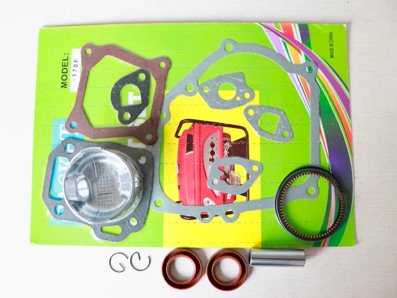 Description Picture 4 of item70mm Piston Rings Gasket Oil Seal Rebuild Kit For Honda GX220 170F Gasoline Generator Trimmer Engine repair parts